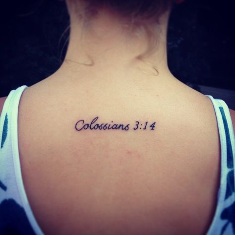 My tattoo. Colossians 3:14 "And over all these virtues, put on love, which binds them together in perfect unity." 12 Tattoos, Colossians 3, Sick Tattoo, Binding, Little Things, Tattoos And Piercings, I Tattoo, Tattoo Quotes, Tatting