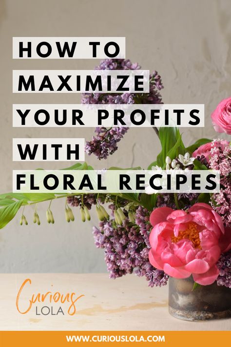 Floral Design Techniques, How To Learn Floral Design, Flower Arrangement Recipes, How To Be A Florist, Flower Business Ideas, Floral Recipes Flower Arrangements, Flower Recipes Arrangement, How To Order Flowers From Florist, Florist Business Plan