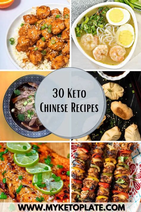 If you are on a keto diet and are missing those delicious Chinese recipes, you've come to the right place. We created a list of 30 delicious keto Chinese recipes that taste incredibly delicious. Bariatric Chinese Recipes, No Carb Asian Recipes, Keto Dinner Recipes Chinese, Bariatric Chinese Food, Keto Asian Food, Asian Keto Recipes Low Carb, Keto Chinese Side Dishes, Keto Wok Recipes, Stylish Cravings Keto Recipes