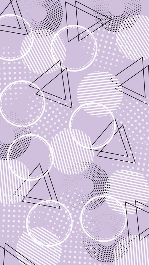 Purple white black geometric circle triangle shape background phone wallpaper Geometric Phone Wallpaper, Black And Purple Wallpaper, Shape Background, Background Phone, Geometric Circle, Backgrounds Phone Wallpapers, Purple Pattern, Purple Wallpaper, Triangle Shape