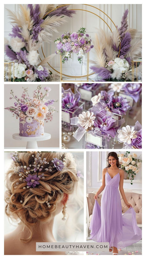 lilac wedding, lavender wedding Lilac Champagne Wedding, Lavender Beach Wedding Ideas, Lavender And Silver Wedding Theme, Wedding Ideas Lilac, Wedding Colors Lilac, Lilac And Cream Wedding, Lavender Color Wedding, Lilac And Tan Wedding, Lilac And Lavender Wedding