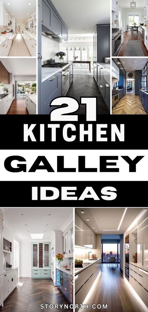 Save this pin for innovative kitchen galley ideas that will elevate your cooking space! Discover creative layouts and design tips to enhance your culinary experience. #KitchenDecor #HomeInspiration #InteriorDesignIdeas Designer Galley Kitchen, Kitchen Double Galley, Double Galley Kitchen Layout Ideas, Blue Galley Kitchen, Double Galley Kitchen Layout, Modern Galley Kitchen Design, Galley Kitchens Ideas, Galley Kitchen Design Layout, Double Galley Kitchen