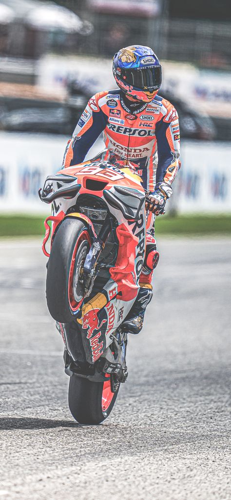 Marc Marquez Repsol Honda Thailand Grand Prix 2023 - MotoGP iPhone Wallpaper Mark Marquez, Repsol Honda, Sprint Race, Motorcycle Men, Marc Marquez, Motorcycle Racing, Moto Gp, Car Photography, Motogp