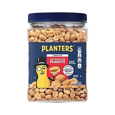 Planters Peanuts, Refreshing Snacks, Sleepover Food, Roasted Peanuts, Tree Nuts, Plant Protein, Stay Fresh, Grocery List, Baking Ingredients