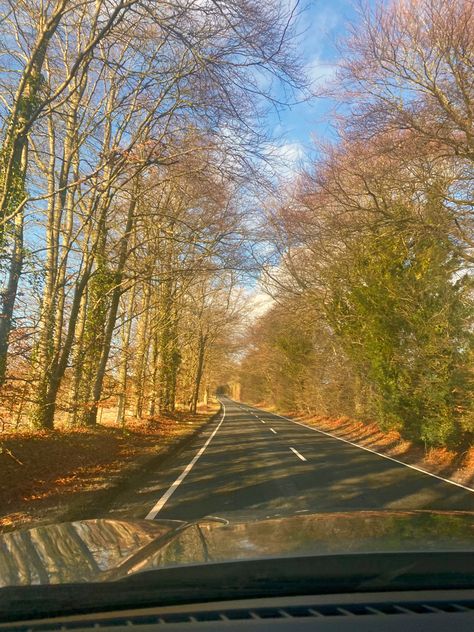 Country Road Aesthetic, Long Drive Aesthetic, Time Travel Romance Books, Road Aesthetic, Romance Book Series, Future Motivation, Learn To Drive, Winter Board, England Winter