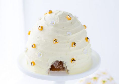 beehive lemon honey cake- Beehive Bundt Cake, Hive Cake, Orange Cardamom Cake, Sassy Cakes, Beehive Cake, Honey Beehive, Toddler Birthday Cakes, Soul Cake, Cardamom Cake