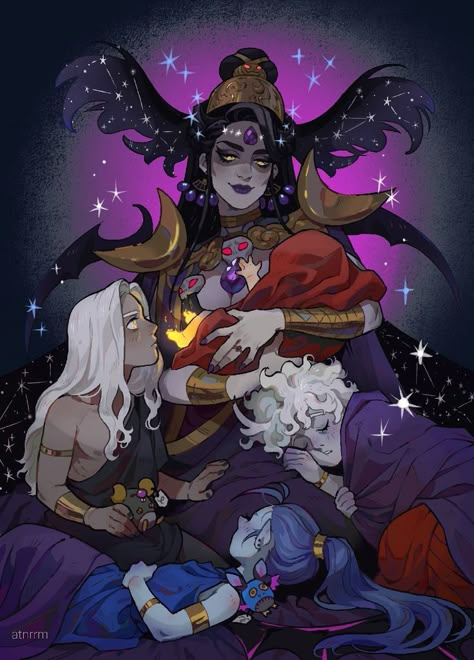 Nyx Hades Art, Hades And Persephone Hades Game, Nyx Hades Fanart, Hypnos Greek God Art, Hades And Thanatos, Hades 2 Game, Hades Game Hypnos, Nyx Hades Game, Hades Game Wallpaper