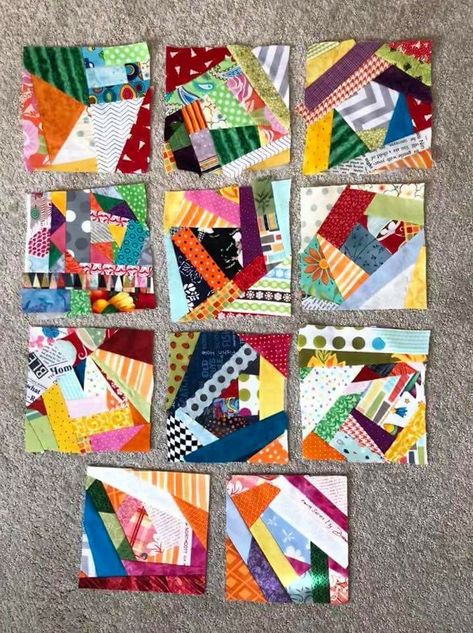 Crumb Quilts Ideas, Scrap Quilts Patterns Leftover Fabric, Crumb Quilting, Scraps Quilt, Crumb Quilts, Patience And Love, Crazy Quilts Patterns, Crumb Quilt, Crazy Quilt Blocks