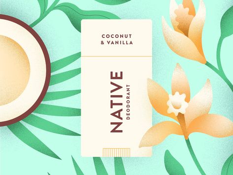 Native Coconut Vanilla, Native Deodorant, Cosmetic Packaging Design, Conference Design, Nyc Design, Game Room Design, Silver Spring, Favorite Scents, Japanese Design