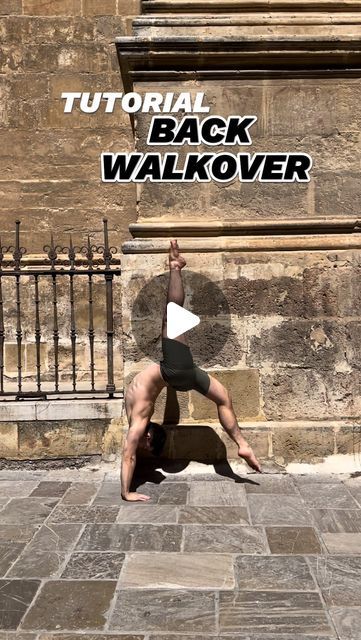 Pedro | Health & Fitness Coach on Instagram: "Exercises to Achieve a Back Walkover!! 🤸🏻🙌🏻 Here are some progressions to work on the back walkover   Comment on what other tutorial you would like to see 👀  Inspired by: @lauragamell   #backwalkover #backbend #backhandspring #tutorial #tips #gym #gymnastics #walkover #arcoatras #remontado" How To Get A Back Walkover, How To Do A Back Walk Over, Kickover Tutorial, How To Do A Back Walkover, Backhandspring Tutorial, Back Walkover Tutorial, Walkover Tutorial, Backbend Kickover, Front Walkover