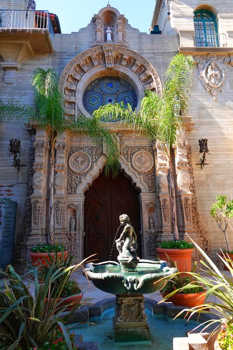 Spanish Patio, Mission Inn Riverside, The Mission Inn Riverside, Spa Vibes, The Mission San Juan Capistrano, Ojai Valley Inn, California Aesthetic, Boyle Heights, Mission Inn