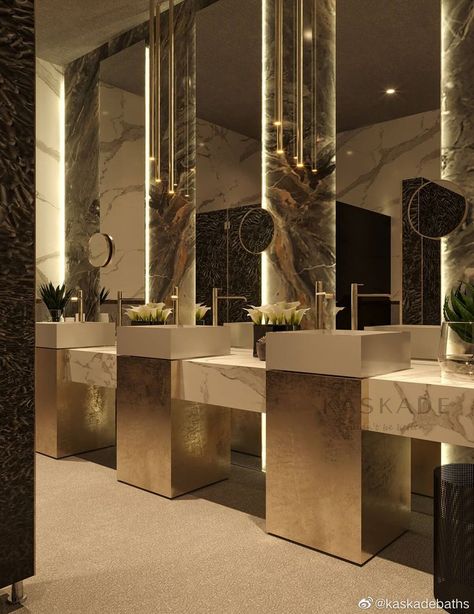 تصميم دورة مياه, Bathroom Lighting Design, Toilette Design, Restaurant Bathroom, Restroom Design, Sanjeev Kapoor, Public Bathrooms, Bathroom Decor Luxury, Washroom Design