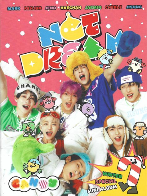 Nct Dream Candy Aesthetic, Nct Dream Design, Nct Dream Poster, Candy Nct Dream, Melina Core, Nct Dream Candy, Nct Logo, Illustration Design Poster, Pastel Edits