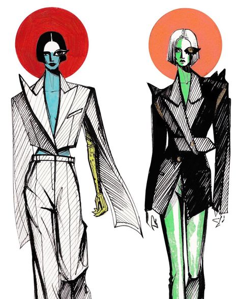 Fashion Croquis Stylised, Stylised Croquis Illustration, Stylised Fashion Illustration, Stylised Croquis, Silhouette Mode, Fashion Design Inspiration, Croquis Fashion, Fashion Illustration Collage, Fashion Design Books