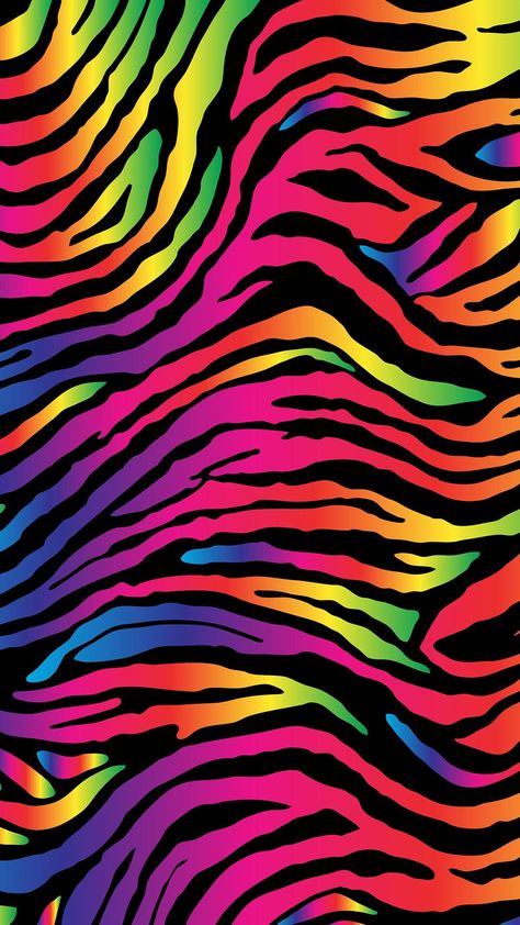 Rainbow Zebra Print Wallpaper, Zebra Print Wallpaper, Rainbow Zebra Print, Vivo V40, Cranberry Art, Zebra Wallpaper, Cheetah Print Wallpaper, Animal Print Background, 7 Wallpaper