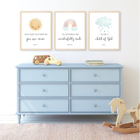 Nursery Ideas Boy, Christian Nursery Decor, Infant Room, Nursery Rooms, Bible Verses For Kids, Church Nursery, Homeschool Room, Kids Bible, Safari Nursery Decor