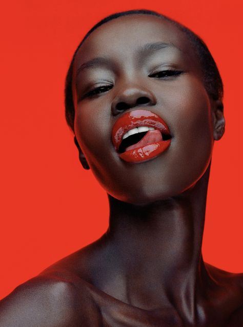 Alek Wek shot by Robert Tardio Alek Wek, Aphrodite, The Block, Photographer, Makeup, Beauty, Color, Make Up