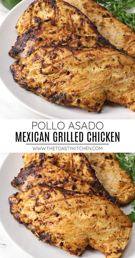 Mexican Restaurant Grilled Chicken, Pollo Asada Tacos, Cafe Rio Grilled Chicken Recipe, Spanish Grilled Chicken, Mexican Pollo Asado Recipe, Grilled Chicken For Tacos, Grilled Chicken Tacos Recipe, Grilled Mexican Chicken, Asado Chicken