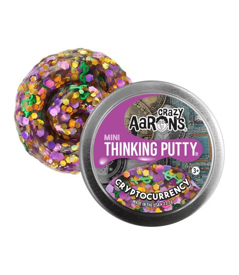 Green Dollar, Thinking Putty, Finger Strength, Sensory Tools, Magnetic Tiles, Metal Earth, Sensory Integration, Small Tins, Purple Sparkle