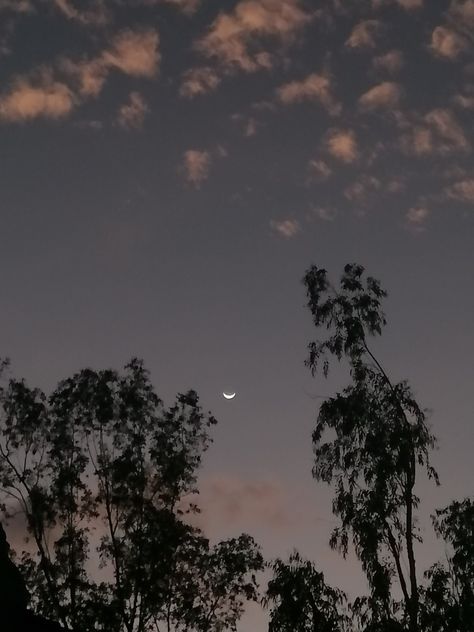 a picture of the moon (waxing crescent phase) taken on 05/15/2021 - 6:37 PM Waxing Crescent Phase Moon, Waxing Crescent Moon Aesthetic, Waxing Crescent Phase, Moon Waxing Crescent, Moon Snap, Waxing Crescent Moon, Lazy Afternoon, Moon Pictures, Crescent Moon