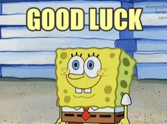 Spongebob Squarepants Good Luck GIF - SpongebobSquarepants Spongebob GoodLuck - Discover & Share GIFs Good Luck Gif, Motivational Memes, Twitter Video, Make Your Own Stickers, Spongebob Squarepants, Bart Simpson, More Fun, Animated Gif, Good Luck