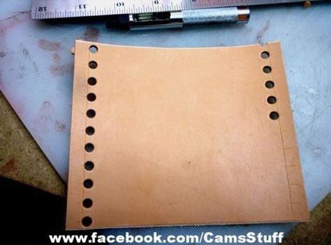 How to Make a Leather Handle Wrap--Without Stitching Leather Stamping, Leather Wallet Pattern, Leather Craft Projects, Leather Crafting, Diy Leather Bag, Leather Workshop, How To Craft, Cord Organization, Wallet Pattern