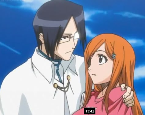 Uryu Ishida, Bleach Orihime, Kenpachi Zaraki, Inoue Orihime, Ichigo And Rukia, Orihime Inoue, Broken Arm, Cat Talk, Bleach (anime)