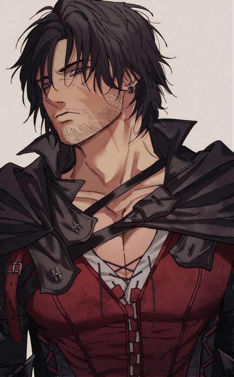 Clive Rosfield Drawing, Ff 16 Clive, Clive Rosfield Art, Clive Rosfield Pfp, Clive Rosfield Fanart, Rpg Character Art Male, Clive Rosfield Ff16, Ff16 Clive, Prince Character Design