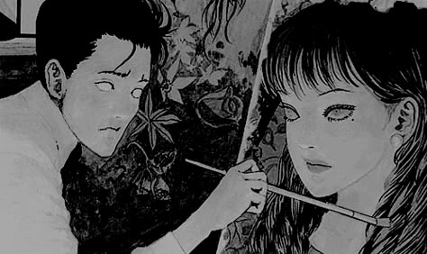 Tomie Pfp Gif, Tomie Gif Banner, Junji Ito Gif, Tomie Manga, Junji Ito Art, Tomie Kawakami, Ito Junji, Junji Ito Collection, Horror Manga