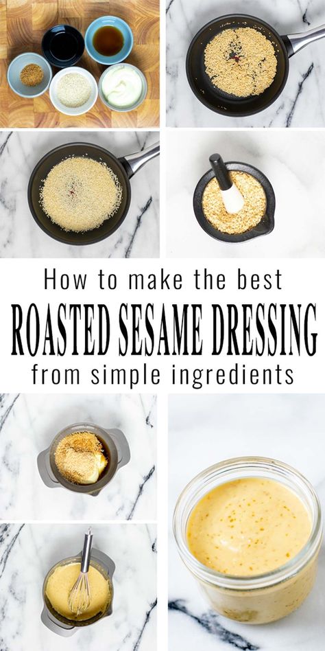 Roasted Sesame Sauce, Roasted Sesame Dressing Recipes, Salad Dressing Sesame Oil, Deep Roasted Sesame Dressing Recipe, Kewpie Roasted Sesame Dressing Recipes, Asian Toasted Sesame Dressing Recipes, Japanese Roasted Sesame Dressing, Toasted Sesame Dressing, Roasted Sesame Dressing