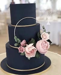 Navy Blue Wedding Cakes, Vintage Pasta, Wedding Cake Navy, Blue Wedding Cake, Blush Wedding Cakes, Luxury Cake, Pink Wedding Cake, Wedding Cakes Blue, Elegant Cakes