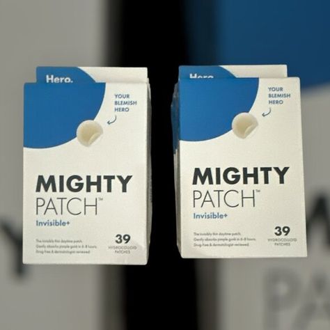 Hero Mighty Patch Invisible Lot of 10 Boxes New In Box 390 Patches How To Clear Pimples, Mighty Patch, Pimple Patches, Skincare Natural, Ehlers Danlos Syndrome, Skin Cleanse, Back To College, Pink Or Blue, Order Up