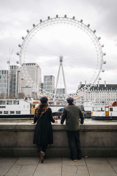 Photoshoot London, Destination Engagement Photos, Pre Wedding Photoshoot Outdoor, Destination Engagement, Uk Photography, Couple Picture Poses, London Love, London Eye, Pre Wedding Photoshoot