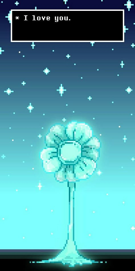 Echo Flower, Undertale Pixel Art, Undertale Quotes, Undertale Background, Eco Flowers, Sans E Frisk, Read English, Express Emotions, 8bit Art