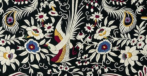 Parsi embroidery is yet another example of how a century-old art can be so relevant, without putting up with those bleeding colors. Parsi e... Gara Embroidery, Parsi Embroidery, Phulkari Embroidery, Aari Embroidery, Embroidery Saree, Indian Textiles, Japanese Embroidery, Needle Art, Churidar