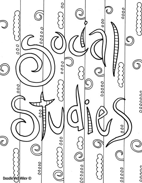 Free subject coloring pages and printables from Classroom Doodles. Writing Notebook Cover, Classroom Doodles, Science Notebook Cover, Social Studies Printables, Cover Page For Project, School Binder Covers, Social Studies Notebook, School Book Covers, 4th Grade Social Studies