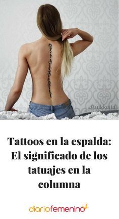 Tattoos en la espalda: El significado de los tatuajes en la columna #tatuajes #tattoo #DiarioFemenino Tattoo Espalda Mujer, Push Pull Workout Routine, Tattoo Espalda, Back And Shoulder Workout, Tattoed Women, Top Tattoos, 1 Tattoo, Triceps Workout, Biceps Workout