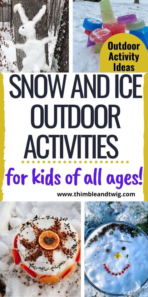 Winter Nature Activities For Kids, Winter Outdoor Activities For Kids, Winter Nature Activities, Teaching Seasons, Bush Kindy, Botany Science, Nature Activities For Kids, Homeschool Goals, Forest Play