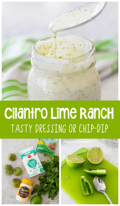 This delicious cilantro lime ranch dressing is the perfect spicy salad dressing for eating more veggies. Kids will love the spin on classic ranch for dipping their raw veggies for an after school snack. Lime Ranch Dressing Recipe, Summer Lunch Ideas For Kids, Easy Summer Lunch Ideas, Potato Chip Dip, Spicy Salad Dressing, Cilantro Lime Ranch, Cilantro Lime Ranch Dressing, Cilantro Ranch Dressing, Cilantro Ranch