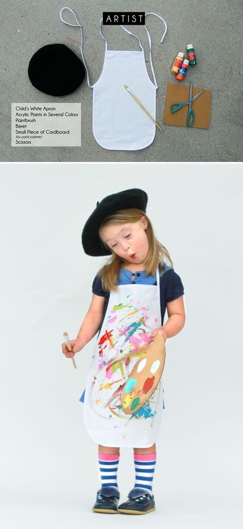 Artist Halloween Costume, Painter Costume, Artist Costume, Meme Costume, Fairy Halloween Costumes, Career Day, Painters Palette, Best Makeup Artist, Halloween Costume Kids