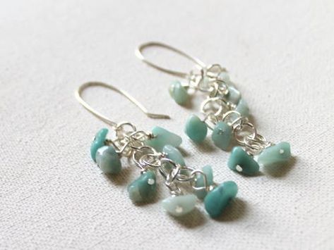 Make Beaded Earrings, Chip Earrings, Diy Jewelry Tutorials, Birthday Bracelet, Jewelry Making Earrings, Earrings Ideas, Diy Earring, Make Earrings, Earring Making