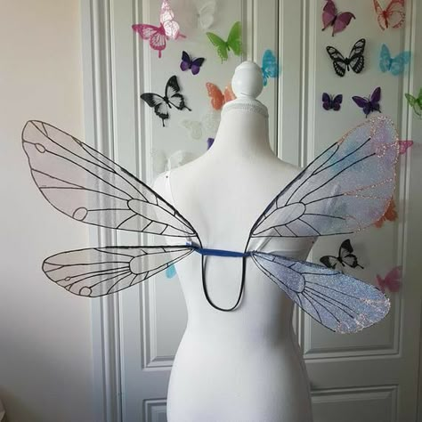 Fairy Wings Drawing, Faerie Wings, Diy Fairy Wings, Fairy Wings Costume, Pixie Wings, Cosplay Wings, Costume Wings, Diy Wings, Hallowen Ideas