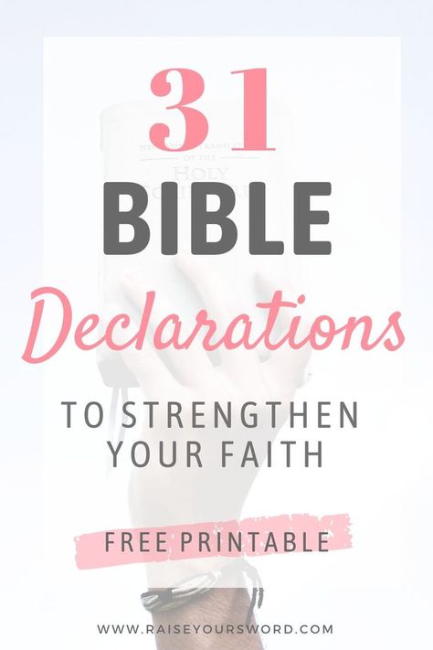 Scriptures To Declare, Declare Over Your Life, Christian Decree And Declarations, Declaration Over My Family, Biblical Declarations For Women, Bible Declarations Scriptures, Bible Decrees And Declarations, Favorite Scriptures For Women, Christian Declarations For Women