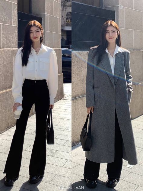 Mulvan Official, Korean Fits, Outfit Of The Day, Mac, Winter Outfits, Fall Winter, Girl Outfits, Fashion Outfits, Fashion Trends