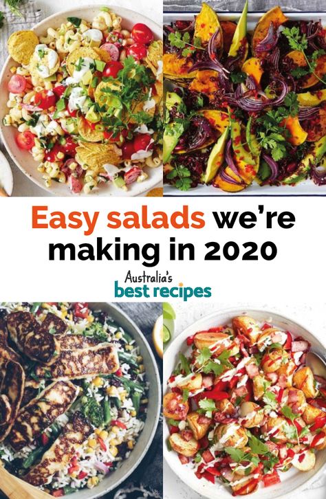 Australian Salad Recipes, Australian Salad, Salad Names, Ideas For Salads, Easter Salad Recipes, Easter Salad, Aussie Bbq, Different Salads, Bbq Salads