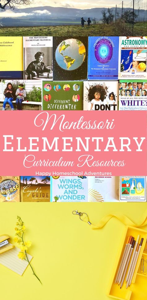 Curriculum books for Montessori education, kids exploring nature, and a homeschool work space Montessori Elementary Classroom, Montessori Curriculum, Homeschooling Curriculum, Montessori Geography, Seasonal Work, Elementary Books, Toddler Curriculum, Elementary Curriculum, Montessori Elementary