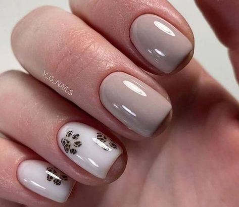 The Ultimate List of Animal Print Nails That Are Too Cute To Pass Up! - The Catalog Nail Art For Medium Skin Tone, Dog Nail Art, Paw Nails, Short Nail Manicure, White Gel Nails, Brown Nails Design, Animal Nail Art, Zebra Nails, Short Gel Nails