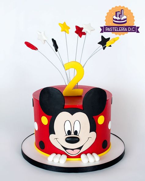 Miky Mouse Cake Birthdays, Mickey Mouse Second Birthday Cake, Small Mickey Mouse Cake, Mickey Cake Birthday, Miki Mause Cakes, Mickey Mouse Cake 2nd Birthday, Oh Twodles Birthday Boy Cake, Mickey Mouse 2nd Birthday Cake, Second Birthday Cake Boy