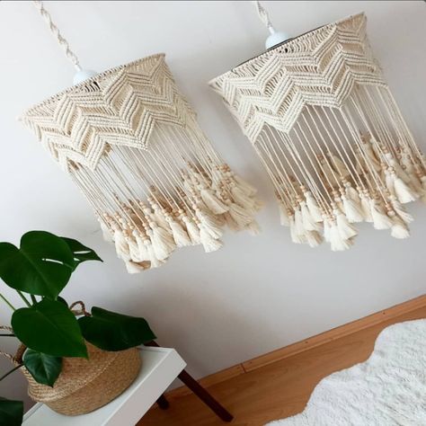 Elevate your home decor with our Luxurious Christmas Macrame Chandelier! 🏠🌿 Handcrafted in India with natural materials, this stunning Art Deco piece will create the perfect ambiance in any room. 🌟 Perfect for any occasion, from weddings to birthdays, this chandelier is a must-have. 🎉 Shop now at Crafty Mart Store! #homedecor #indianmade #artdeco #chandelier #craftymartstore Boho Lampshade, Chandelier Macrame, Macrame Window Curtain, Macrame Door Curtain, Fringe Chandelier, Christmas Macrame, Macrame Lamp Shade, Tassel Chandelier, Macrame Chandelier