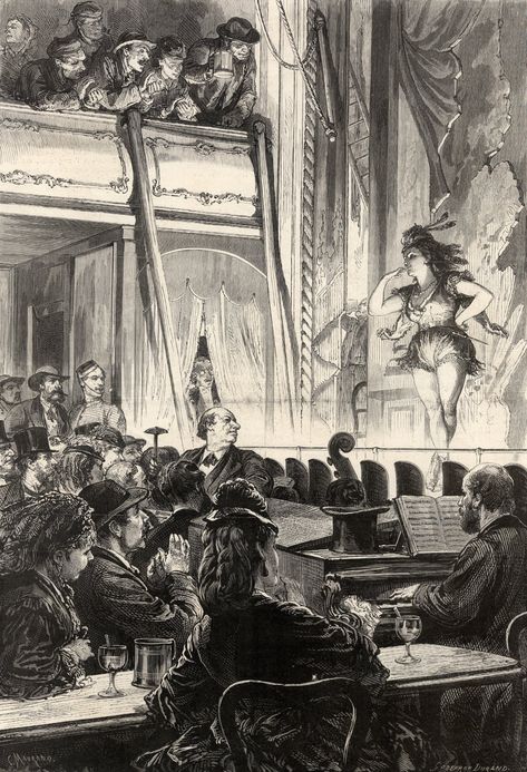 MyLearning Orchestra Painting, 1920s Showgirl, Victorian Theatre, Gothic Theatre, History Of Music, 19th Century London, Victorian Illustration, Leeds City, Story Design